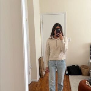 Everlane Wool 1/4 Zip Sweater